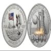 Artemis II 2026 Commemorative Coin, First Crewed Lunar Mission Coin, Space Exploration Collectible Souvenir for Astronomy Fans, Lunar Mission 3D Commemorative Coin (Fly to the Moon B) view 1