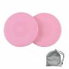 KiBcsLic Ballet Turnout Disc Portable Dance Rotating Board Anti-Slip Surface Round Pirouette for Dancers, Figure Skaters, Home Practice, Pink view 1