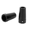 2pcs Aluminum Alloy Rear Axles Bushing, RC Car Suspension Accessory, CNC Precision Machined Bushing for Wraith AX90018 90020 1/10 Scale with Screws, High - Strength Replacement Par (Black) view 3