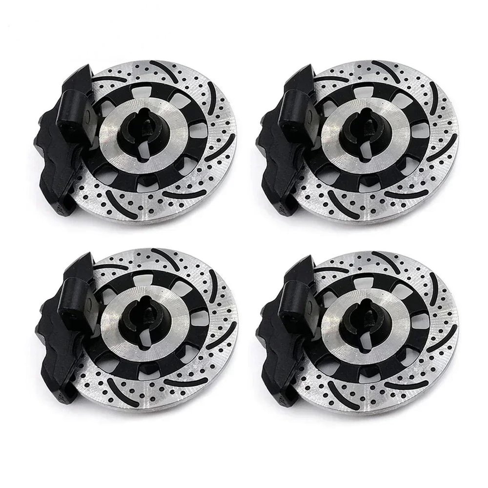 RC Car Toys for Traxxas for Unlimited for Desert for Racer for UDR 8569 1/7 4PCS Aluminium Alloy Mental Brake Disc Drive Hub RC Car Accessories(Black)