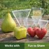 Fruit Shaping Mold for Growing Unique,Creative DIY Garden Fruits Shaper Tool,Small Fruit Mold for Transparent Plastic,Reusable Vegetable Molds for Garden (3PC) view 2