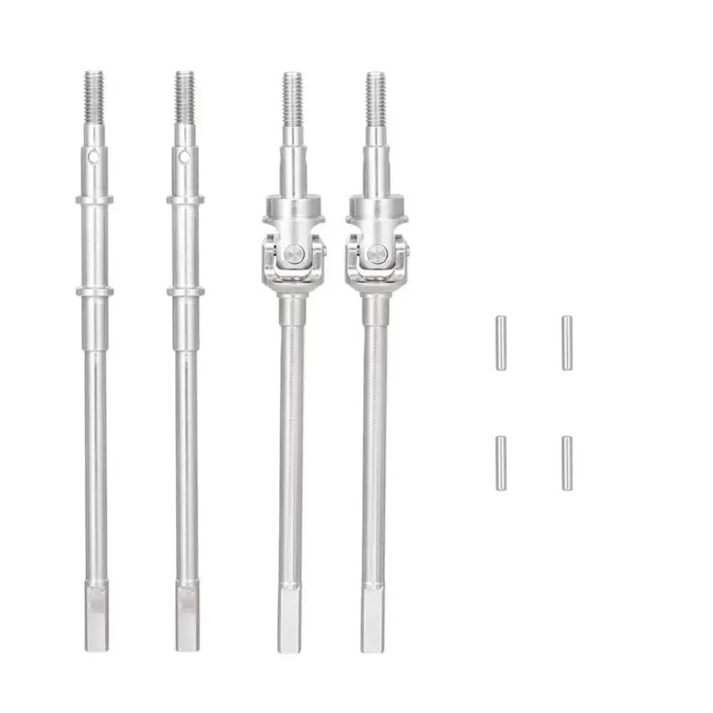 MIGHTY SCAPERS RC Crawler Drive Shaft 1/10 Scale Stainless Steel Front Rear Compatible with II 90046 90047