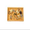 LLTCMAOYI Montessori 5-Keys Lock Sets, Wooden Montessori Materials Learning & Education Toys,Bamboo Trays view 1