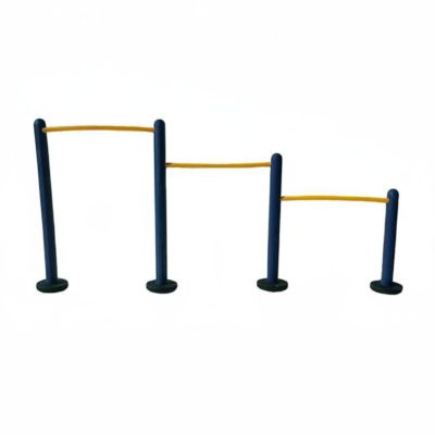 predolo 1/64 Scale Park Exercise Machines Equipment Realistic Design Miniature Outdoor Exercise Equipment Highly Detailed Micro Landscape Prop, Painted, Horizontal Bar