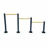 predolo 1/64 Scale Park Exercise Machines Equipment Realistic Design Miniature Outdoor Exercise Equipment Highly Detailed Micro Landscape Prop, Painted, Horizontal Bar view 1