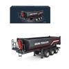 FILONA 1/18 Scale RC Semi Trailer for 770S Heavy Duty Truck, Remote Controlled Trailer with Liftable Bed, Adjustable Support Legs and Rear Lights (Red) view 1