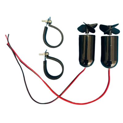 CCXTKENWU 1 Pair RC Bait Boat Tug Boat Underwater Motor 3 12V with Fixed Bracket Waterproof ROV Thruster Speed for DIY Submarine Robot