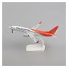 ALHROEUO Miniature Scale 1 400 for Shenzhen Airlines Boeing 737 Simulation Alloy Aircraft Model Airplane Ornament Gift Flying Toy Game Kits view 2