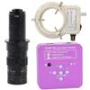 51MP 2K 1080P HDMI USB Industrial Electronic Digital Microscope Camera for Phone Repair Soldering & 180X C-Mount Lens Whit 56-LED Adjustable Ring Light view 1