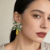5.2 * 4.9cm Bohemian Vacation Style Alloy Tree Earrings,multicolored,5.2 * 4.9cm view 2