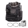 Top Engine End Cylinder Set, Replacement Piston Gasket Kit for TS410 TS420, 50mm High - Silicon Aluminum Alloy Cylinder with Piston and Rings for Small Engine Rebuild view 4