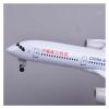 ALHROEUO Miniature Scale 1:300 for China Eastern Airlines East Airbus A350 Alloy Aircraft Model Metal Civil Aviation Ornament Flying Toy Game Kits view 3