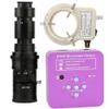 51MP 2K 1080P HDMI USB Industrial Electronic Digital Microscope Camera for Phone Repair Soldering & 500X C-Mount Lens Whit 56-LED Adjustable Ring Light view 1