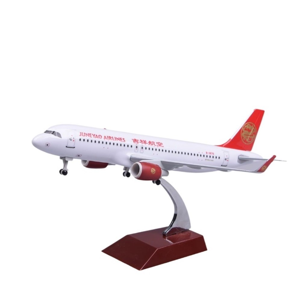 ALHROEUO Miniature Scale 1 400 for Auspicious Aviation Airbus A320 Simulation Assembled Alloy Model Aircraft Flying Toy Game Kits