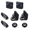 SKDUBRW RC Car Assortment for Limitless 1/7 RC All-Road Crawler Car Upgrade Parts Metal Tail Fins rc Wing Mount Set(Black) view 1