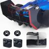 SKDUBRW RC Car Assortment for Limitless 1/7 RC All-Road Crawler Car Upgrade Parts Metal Tail Fins rc Wing Mount Set(Black) view 3