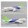 ALHROEUO Miniature Scale 1 400 for CMCC C919 Air Airlines Airplanes Alloy Aircraft Model Decoration Home Display Flying Toy Game Kits view 3