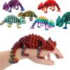 3D Printed Tyrannosaurus Rex Dinosaur Model Articulated Full Movable Realistic Figure Birthday Gift Desktop Decor(11,11.5cm MINI) view 2