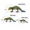 3D Printed Tyrannosaurus Rex Dinosaur Model Articulated Full Movable Realistic Figure Birthday Gift Desktop Decor(11,11.5cm MINI) view 4