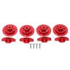 RC Brake Disc Aluminum Alloy High Strength Upgrade Parts for Axial RBX10 RC Car (Red) view 1
