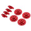 RC Brake Disc Aluminum Alloy High Strength Upgrade Parts for Axial RBX10 RC Car (Red) view 3