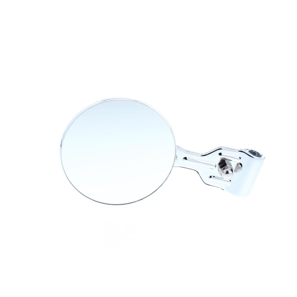 91113002CHR Windshield Frame Mount Chrome Rear View Mirror, 5 in. 91113002-CHR