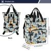 SUABO Dachshund Dogs Baby Diaper Bag Backpack Large Bag Waterproof Travel Diaper Bags for Moms and Dads view 3