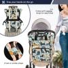 SUABO Dachshund Dogs Baby Diaper Bag Backpack Large Bag Waterproof Travel Diaper Bags for Moms and Dads view 4