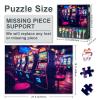 Jigsaw Puzzles 1000 Pieces for Adults One Handed Bandit Slot Machine Game Paper Puzzles Classic Gambling Art Brain Teasers Challenge Family Indoor Activity Hobby Toy Large 27.5 x 19.7 Inch view 3