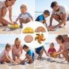 ADYEYE Portable Silicone Animal Shaped Sand-molds for Family Adventures and Vacation Outings Creative Sand-molds view 2
