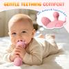 Baby Teething Rattle Toys for 3-6 6-12 Month, BPA Free Silicone Teether view 3