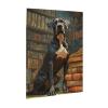 Honozo 500-Piece Wood Puzzle, Charming Noble Dog Sitting Beside Piles of Retro Books, for Adults, Party Game Nights, Family Fun and Decorative Display view 2
