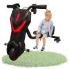 GwlThixion Electric Drift Trike for Kids, 360 Rotatable Drift Trike, with 5 Adjustable Lengths Light Up Rear Wheels, Slip Pedals Stable Trike, for Outdoor Garden Playground 6.5in-D view 1