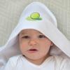 Azeeda 'Tennis Ball' Baby Hooded Towel (HT00043550) view 2