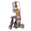 Asixxsix Wind Up Toys, Iron Retro Clockwork Spring Tin Elephant On Tricycle, Toy with Rotating Flower Umbrella for Adult Nostalgia Party view 2