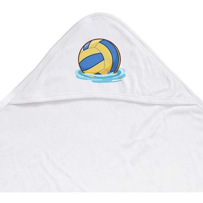 Azeeda 'Water Polo Ball' Baby Hooded Towel (HT00043546)