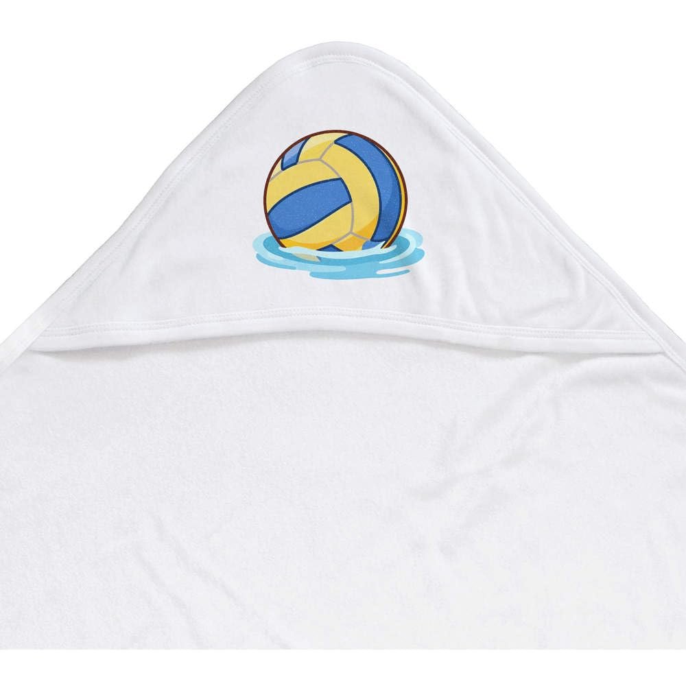 Azeeda 'Water Polo Ball' Baby Hooded Towel (HT00043546)