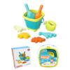 FYAWOCR Foldable Beach Bucket Set, with Cute Dinosaur Model, Sand Toys Set Sandbox for, Girls, Essentials for, Gear, for Family Trips and Seaside Vacations view 1