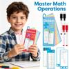 CCOCC 2026New 29Pcs Multiplication and Division Flash Cards, Math Flash Card with 4 Dry Erase Pens 2 Rings, Time Table Flash Cards for 1st to 3rd Grades Fun Learning with Math Game view 4