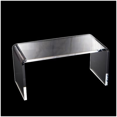 CXGBQSJ Transparent Acrylic Desktop Display Stand, Clear Multi Use Riser for Retail Product Presentation, Figurine Display ,50*40*25cm