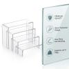 CXGBQSJ Transparent Acrylic Desktop Display Stand, Clear Multi Use Riser for Retail Product Presentation, Figurine Display ,50*40*25cm view 3