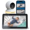 Babysense Touch 7" Touchscreen Smart WiFi Baby Monitor with App, Camera and Audio, Night Light, 4MP Dual-Lens with 6X Zoom, AI Auto Tracking, Focus Area, Split-Screen, VOX/ECO Mode, No Subscription view 1