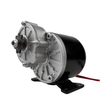 24V 36V 700W Electric Brush Geared DC Motor Dual Drive 350W Unitemotor MY1016Z3 Engine for Electrical Cart Trolley Bike(24V 700W)