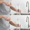 byepica Bottle Cleaning Brush with 360 Flexible Head, 11.4 in Long Handle, Easy to Clean Silicone Bottle Brush, White view 3