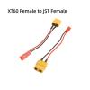 1PCS 10cm Bat*/tery Adapter Cable XT60 to Male/Female Connector 22AWG Silicone Wire for FPV Drone Airplane Car Parts(1pcs XT60-F to JST-M) view 3