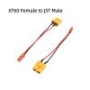 1PCS 10cm Bat*/tery Adapter Cable XT60 to Male/Female Connector 22AWG Silicone Wire for FPV Drone Airplane Car Parts(1pcs XT60-F to JST-M) view 4