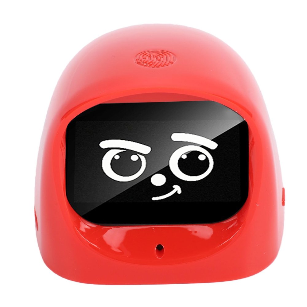 BAFOVY Car Dashboard Emotional Companion, AI Car Robot Dashboard Companion Interactive Smart Electronic Pet with AI Chat & Homework Help for Kids & Drivers, 2.52x2.48x2.17in (Red)