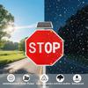 24" Solar LED Stop Sign - Heavy Duty Aluminum Traffic Sign, Blinking Street Alert, Rust-Proof Metal, IP65 Waterproof, Easy Installation for Enhanced Safety view 2