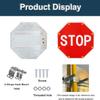 24" Solar LED Stop Sign - Heavy Duty Aluminum Traffic Sign, Blinking Street Alert, Rust-Proof Metal, IP65 Waterproof, Easy Installation for Enhanced Safety view 4