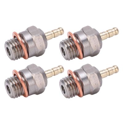 POENVFPO 4Pcs RC Car Glow Plug, T1 Hot Spark Nitro Engine Parts with Steel Brass, for 1/8 1/10 Remote Control Car Model Ship Model 16 28